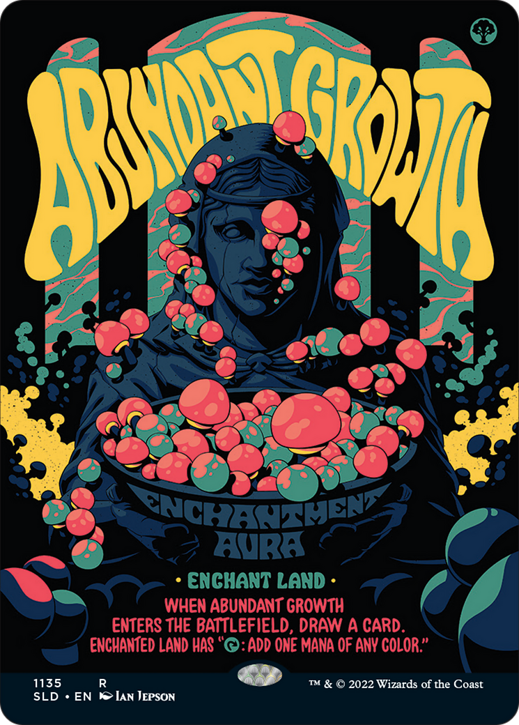 Abundant Growth (Borderless) [Secret Lair Drop Series] | Dragon's Lair Comics and Fantasy Houston TX