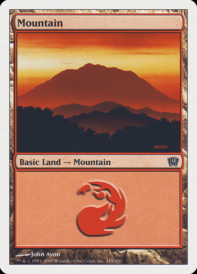 Mountain (345) [Ninth Edition] | Dragon's Lair Comics and Fantasy Houston TX