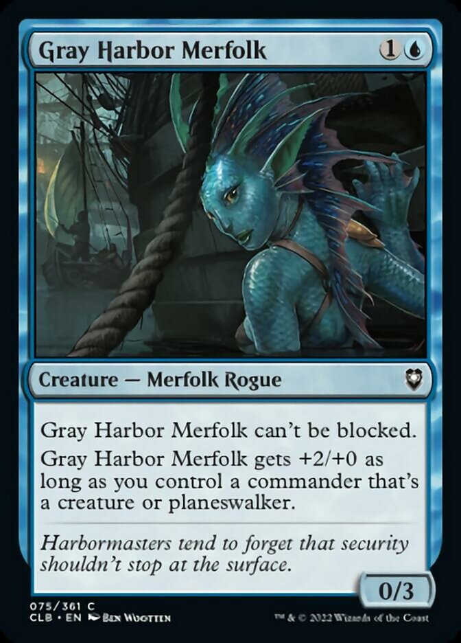 Gray Harbor Merfolk [Commander Legends: Battle for Baldur's Gate] | Dragon's Lair Comics and Fantasy Houston TX