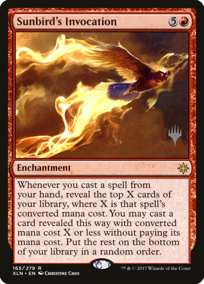 Sunbird's Invocation (Promo Pack) [Ixalan Promos] | Dragon's Lair Comics and Fantasy Houston TX