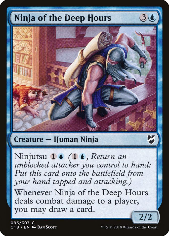 Ninja of the Deep Hours [Commander 2018] | Dragon's Lair Comics and Fantasy Houston TX