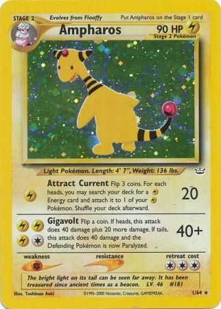 Ampharos (1/64) [Neo Revelation Unlimited] | Dragon's Lair Comics and Fantasy Houston TX