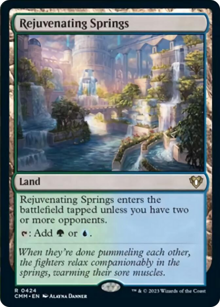 Rejuvenating Springs [Commander Masters] | Dragon's Lair Comics and Fantasy Houston TX
