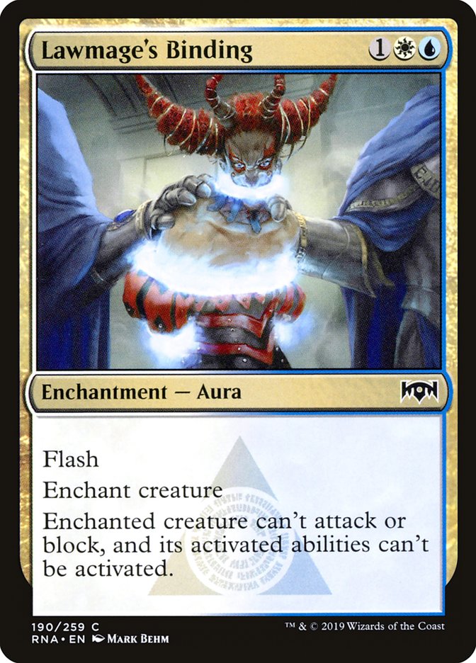 Lawmage's Binding [Ravnica Allegiance] | Dragon's Lair Comics and Fantasy Houston TX