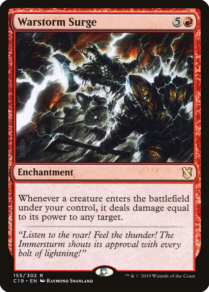 Warstorm Surge [Commander 2019] | Dragon's Lair Comics and Fantasy Houston TX