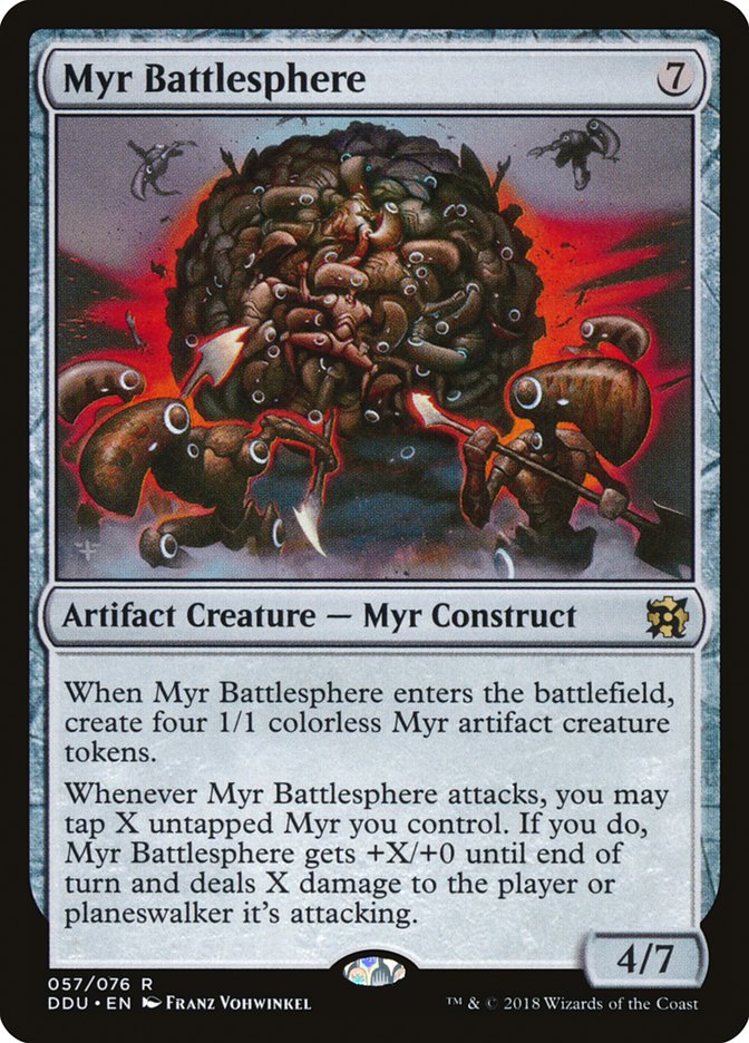 Myr Battlesphere [Duel Decks: Elves vs. Inventors] | Dragon's Lair Comics and Fantasy Houston TX