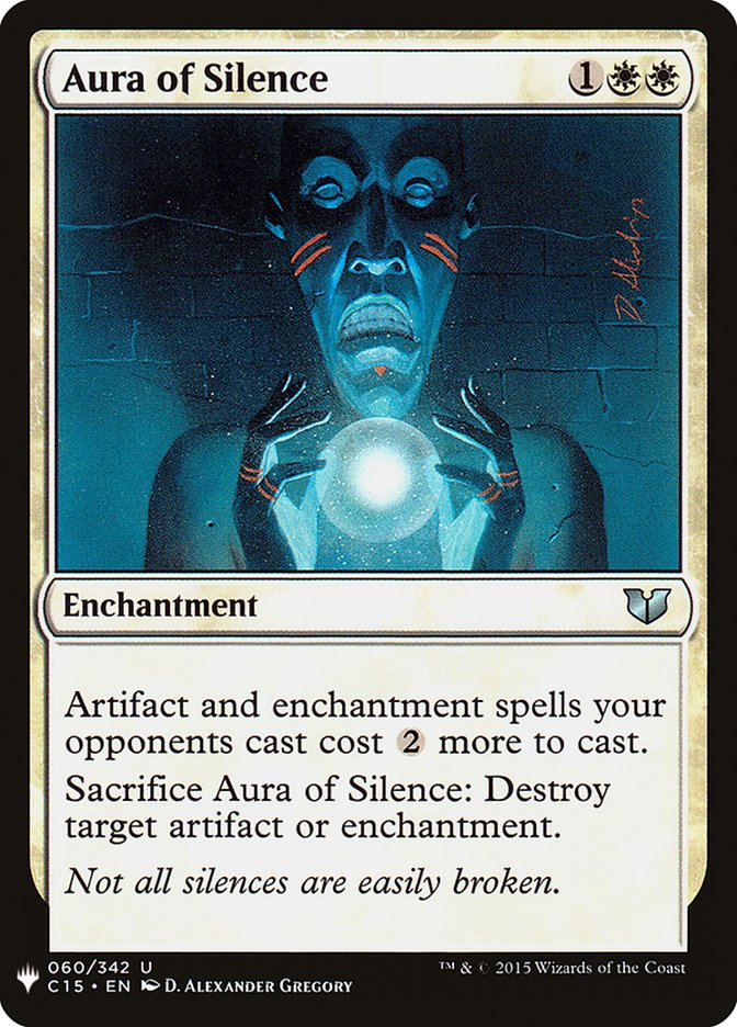 Aura of Silence [Mystery Booster] | Dragon's Lair Comics and Fantasy Houston TX