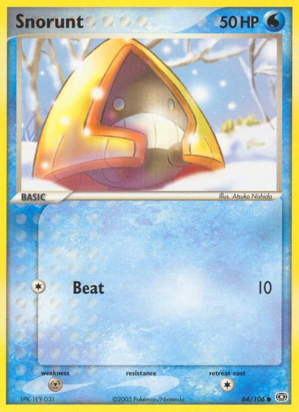 Snorunt (64/106) [EX: Emerald] | Dragon's Lair Comics and Fantasy Houston TX