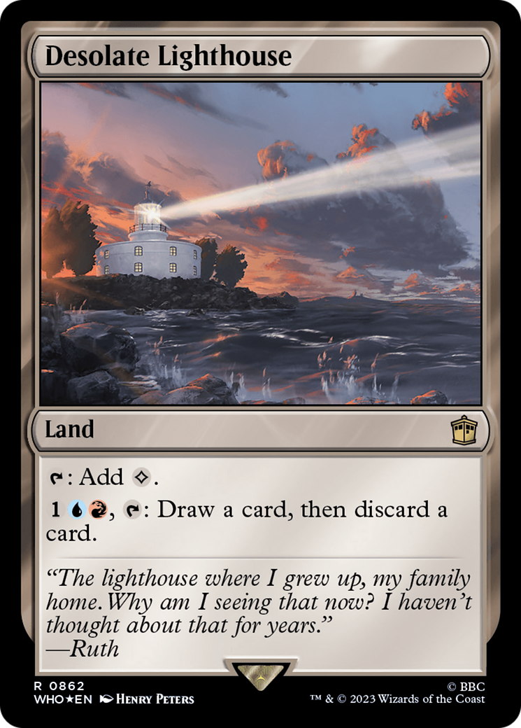 Desolate Lighthouse (Surge Foil) [Doctor Who] | Dragon's Lair Comics and Fantasy Houston TX
