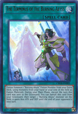 The Terminus of the Burning Abyss [CROS-EN085] Ultra Rare | Dragon's Lair Comics and Fantasy Houston TX