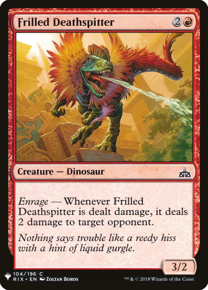 Frilled Deathspitter [Mystery Booster] | Dragon's Lair Comics and Fantasy Houston TX
