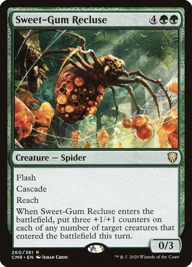 Sweet-Gum Recluse [Commander Legends] | Dragon's Lair Comics and Fantasy Houston TX