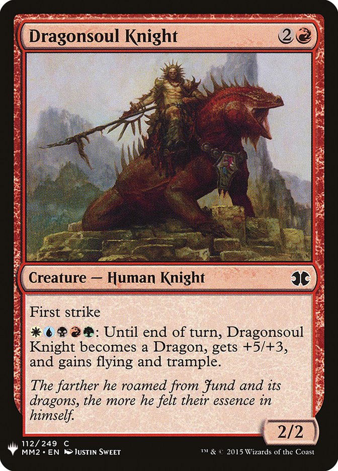 Dragonsoul Knight [Mystery Booster] | Dragon's Lair Comics and Fantasy Houston TX