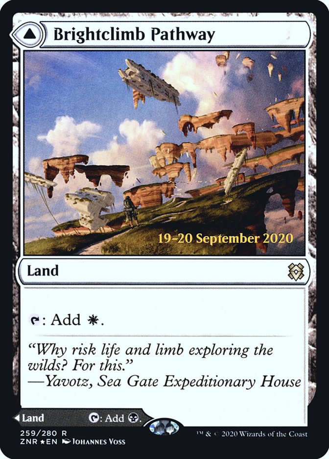 Brightclimb Pathway // Grimclimb Pathway [Zendikar Rising Prerelease Promos] | Dragon's Lair Comics and Fantasy Houston TX