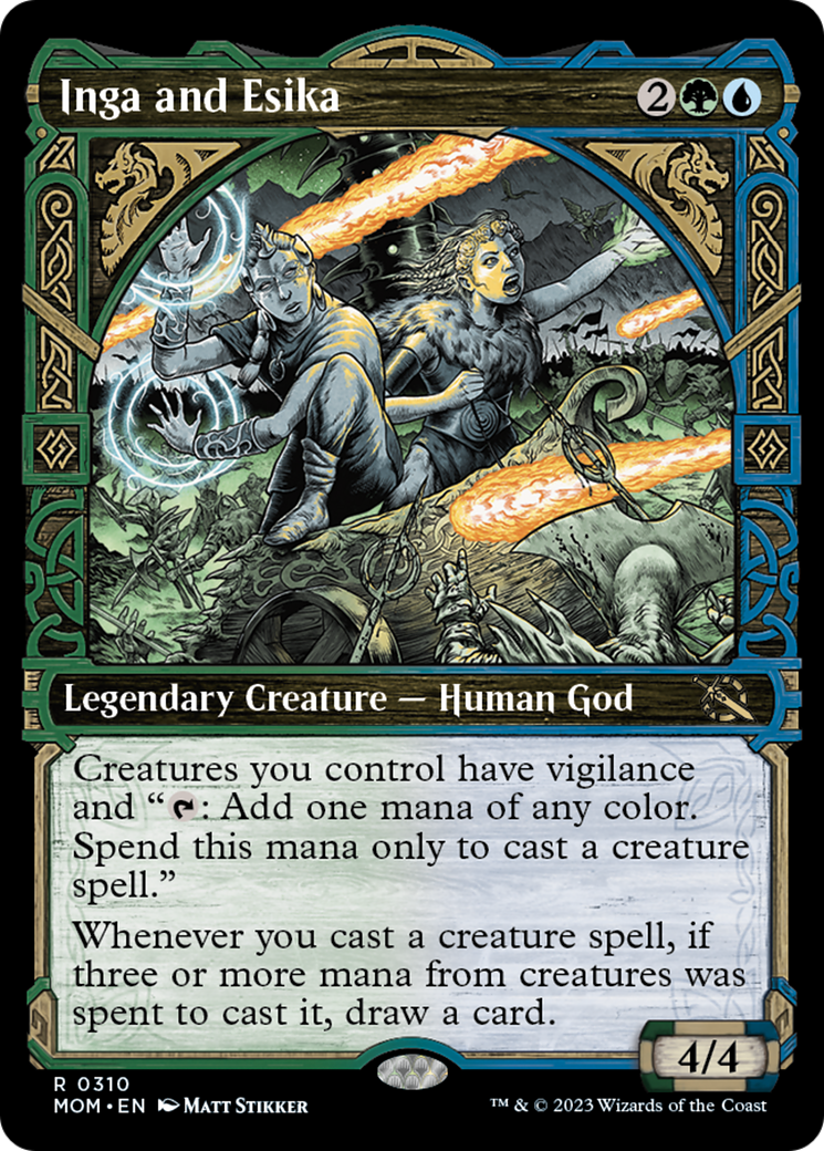 Inga and Esika (Showcase Planar Booster Fun) [March of the Machine] | Dragon's Lair Comics and Fantasy Houston TX