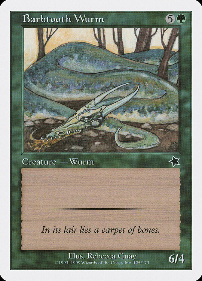 Barbtooth Wurm [Starter 1999] | Dragon's Lair Comics and Fantasy Houston TX