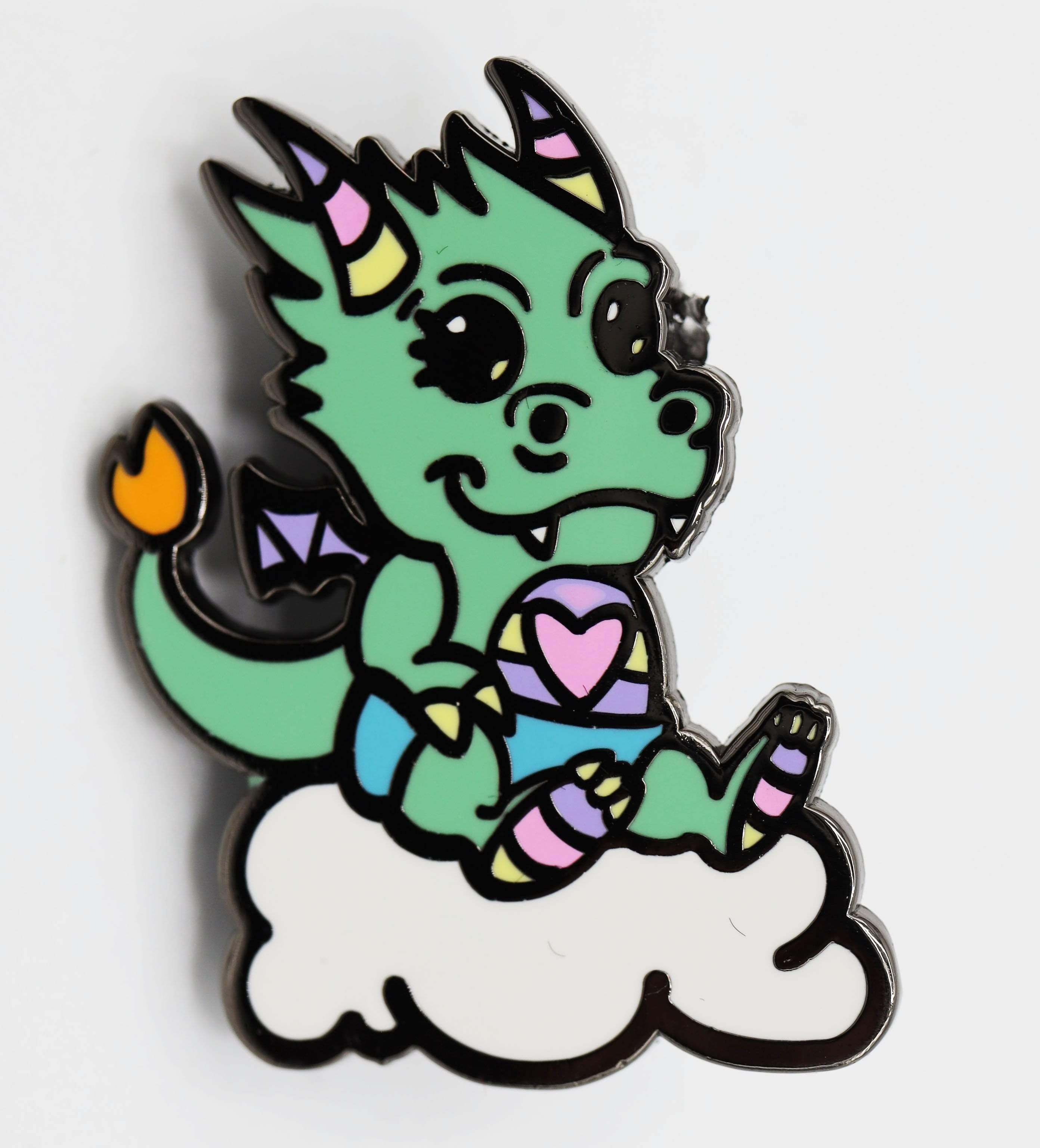Foam Brain Baby Monster Pin: Dragon | Dragon's Lair Comics and Fantasy Houston TX