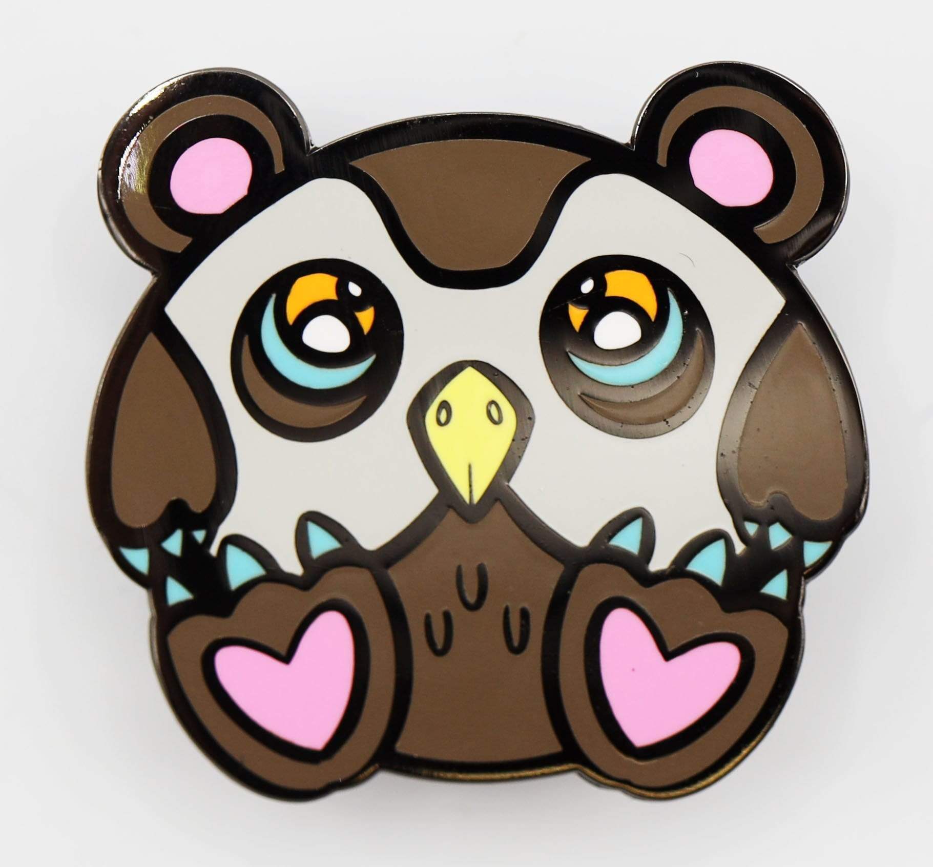 Foam Brain Pin: Baby Monster Pin Owl Bear | Dragon's Lair Comics and Fantasy Houston TX
