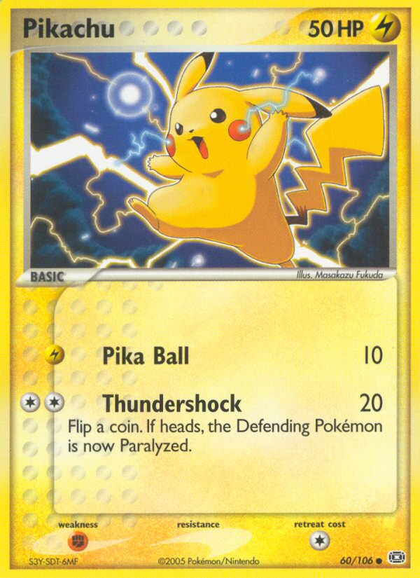 Pikachu (60/106) [EX: Emerald] | Dragon's Lair Comics and Fantasy Houston TX