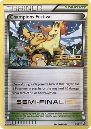 Champions Festival (XY91) (2015 Semi-Finalist) [XY: Black Star Promos] | Dragon's Lair Comics and Fantasy Houston TX