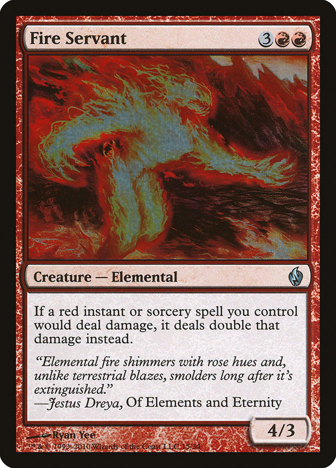 Fire Servant [Premium Deck Series: Fire and Lightning] | Dragon's Lair Comics and Fantasy Houston TX
