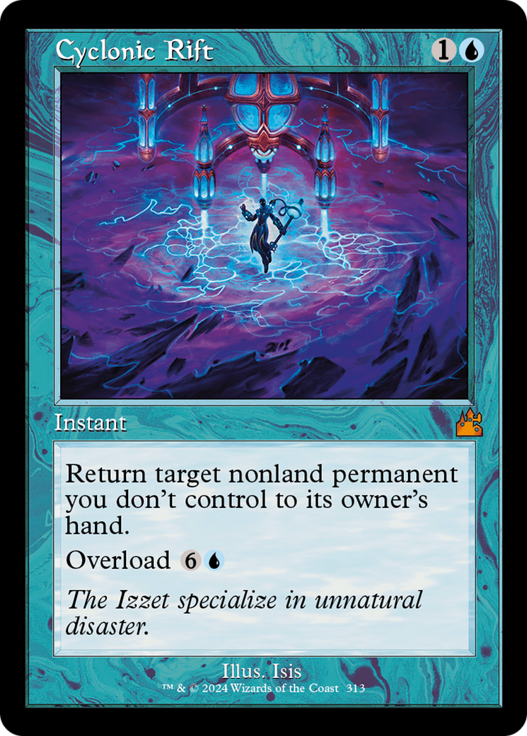 Cyclonic Rift (Retro Frame) [Ravnica Remastered] | Dragon's Lair Comics and Fantasy Houston TX