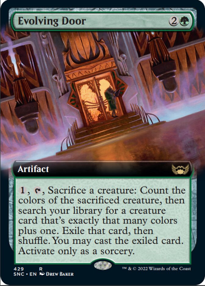 Evolving Door (Extended Art) [Streets of New Capenna] | Dragon's Lair Comics and Fantasy Houston TX