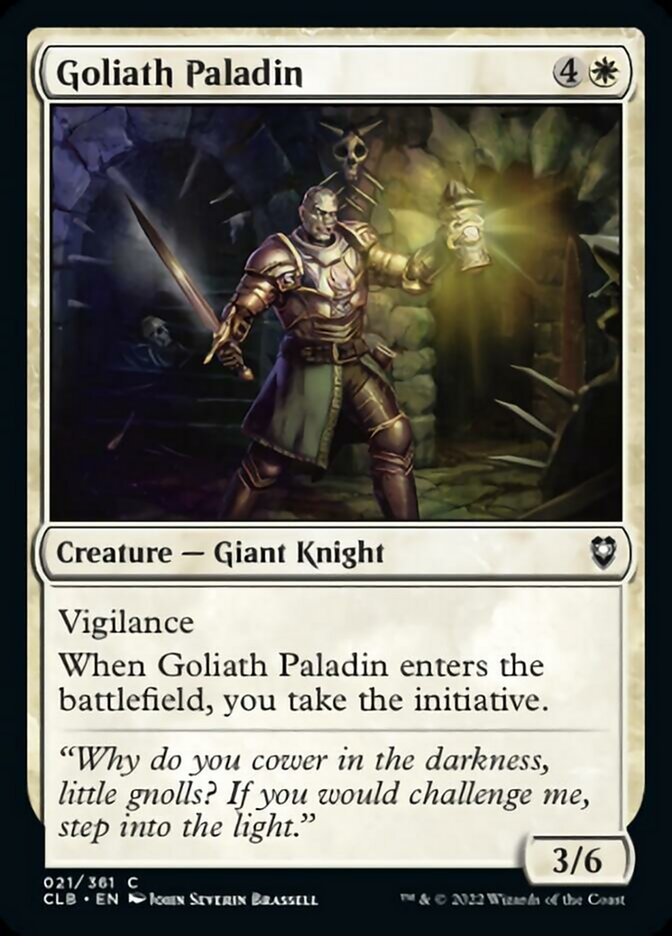 Goliath Paladin [Commander Legends: Battle for Baldur's Gate] | Dragon's Lair Comics and Fantasy Houston TX