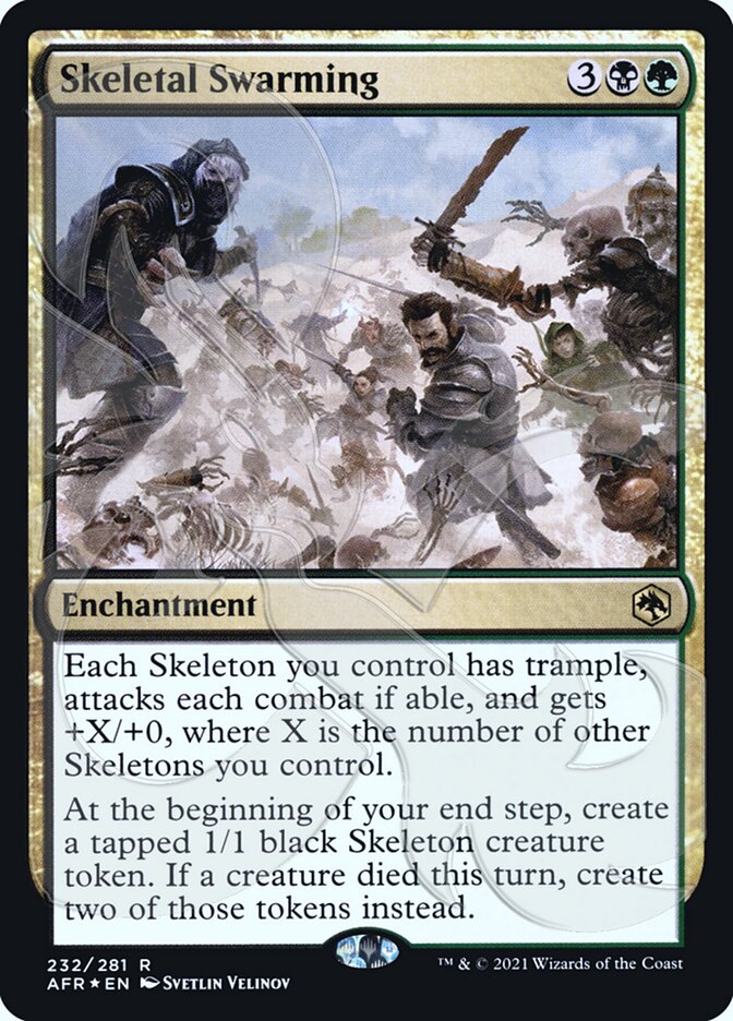 Skeletal Swarming (Ampersand Promo) [Dungeons & Dragons: Adventures in the Forgotten Realms Promos] | Dragon's Lair Comics and Fantasy Houston TX