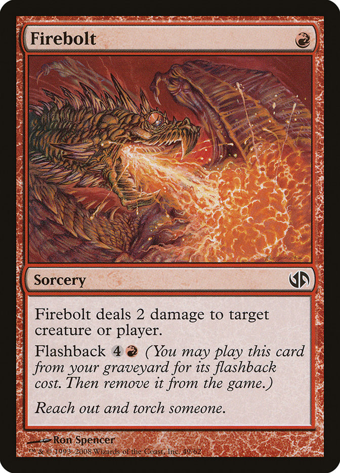 Firebolt [Duel Decks: Jace vs. Chandra] | Dragon's Lair Comics and Fantasy Houston TX