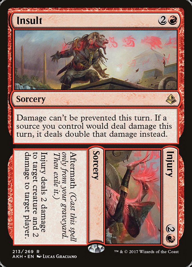 Insult // Injury [Amonkhet] | Dragon's Lair Comics and Fantasy Houston TX