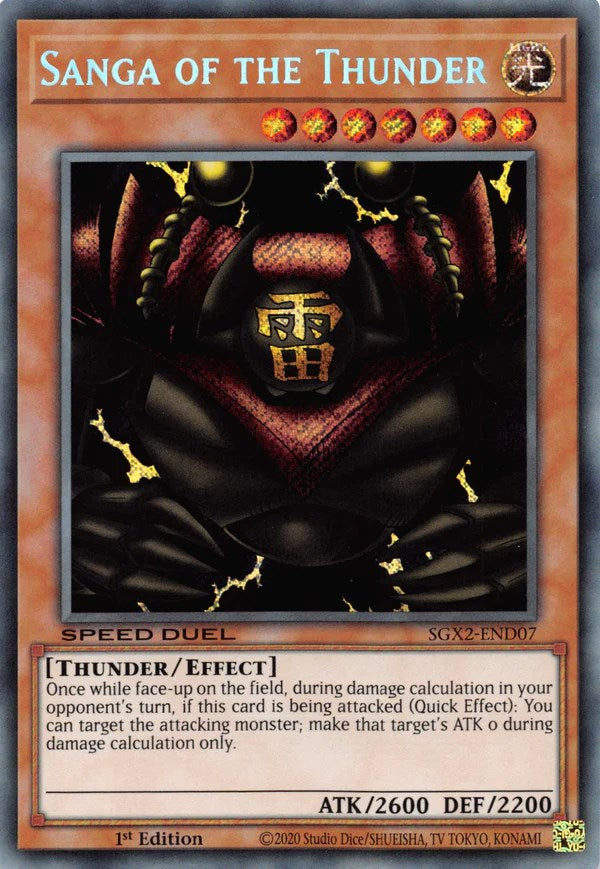 Sanga of the Thunder [SGX2-END07] Secret Rare | Dragon's Lair Comics and Fantasy Houston TX