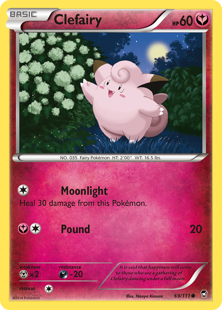 Clefairy (69/111) [XY: Furious Fists] | Dragon's Lair Comics and Fantasy Houston TX