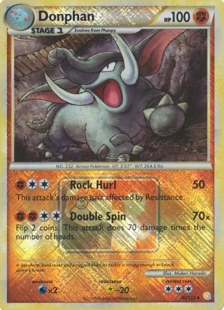 Donphan (40/123) (League Promo) [HeartGold & SoulSilver: Base Set] | Dragon's Lair Comics and Fantasy Houston TX