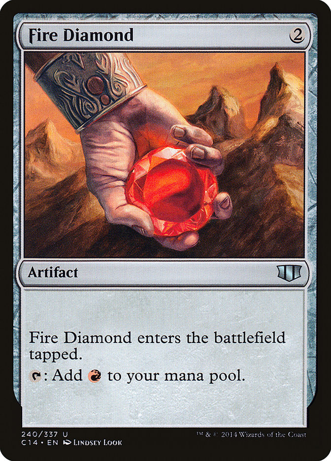 Fire Diamond [Commander 2014] | Dragon's Lair Comics and Fantasy Houston TX
