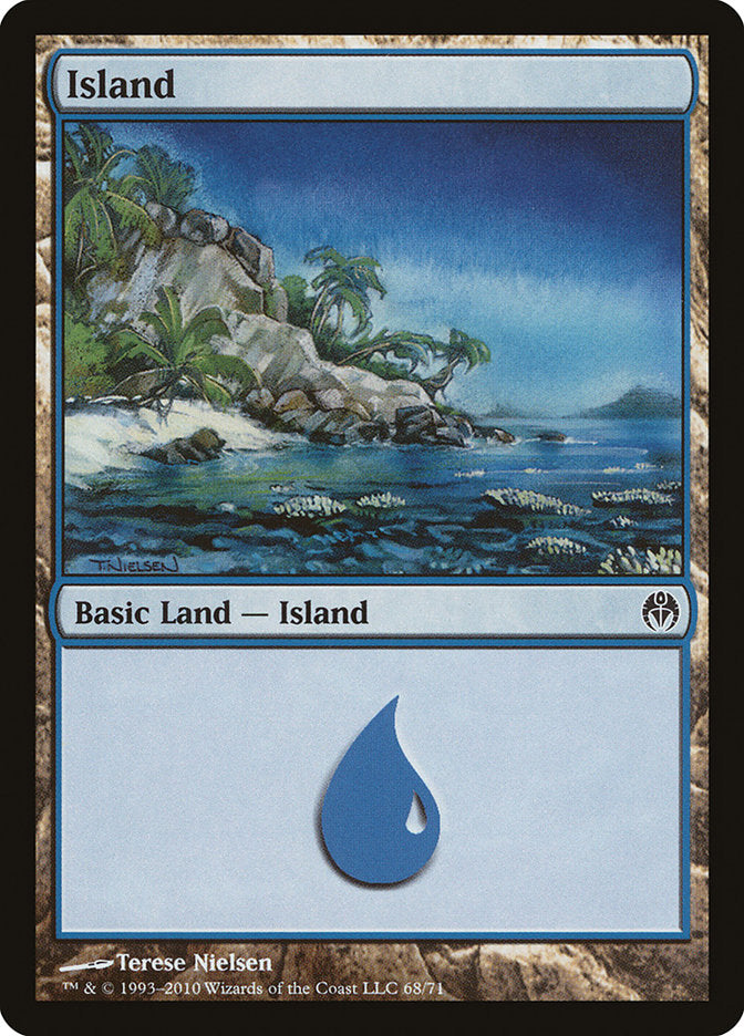 Island (68) [Duel Decks: Phyrexia vs. the Coalition] | Dragon's Lair Comics and Fantasy Houston TX