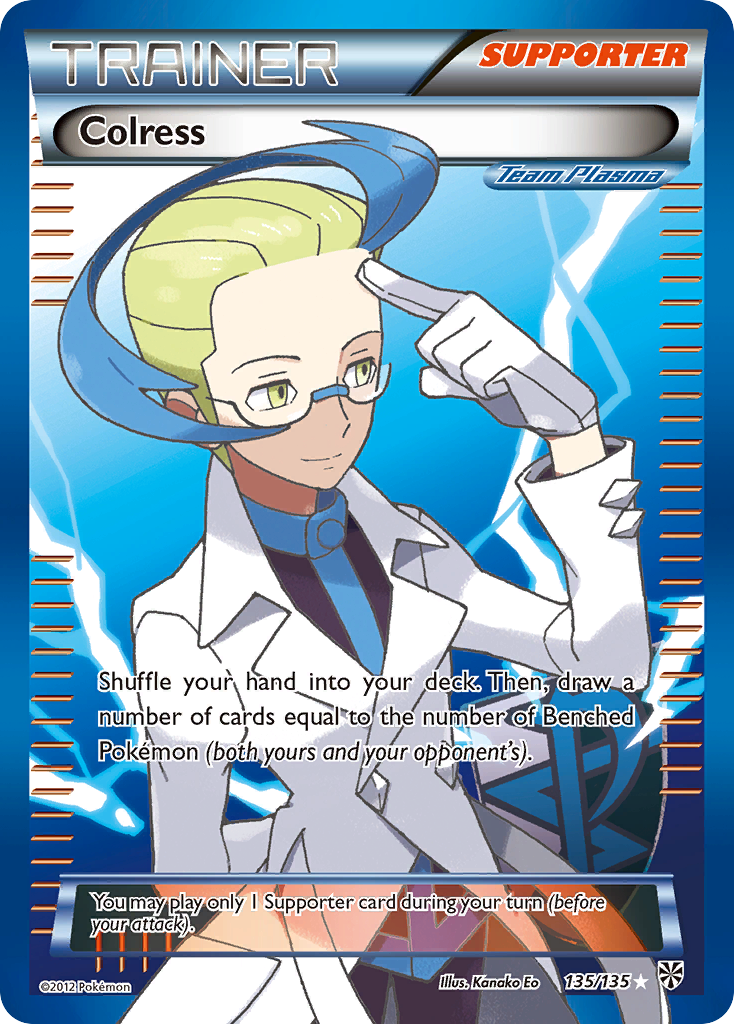 Colress (135/135) [Black & White: Plasma Storm] | Dragon's Lair Comics and Fantasy Houston TX