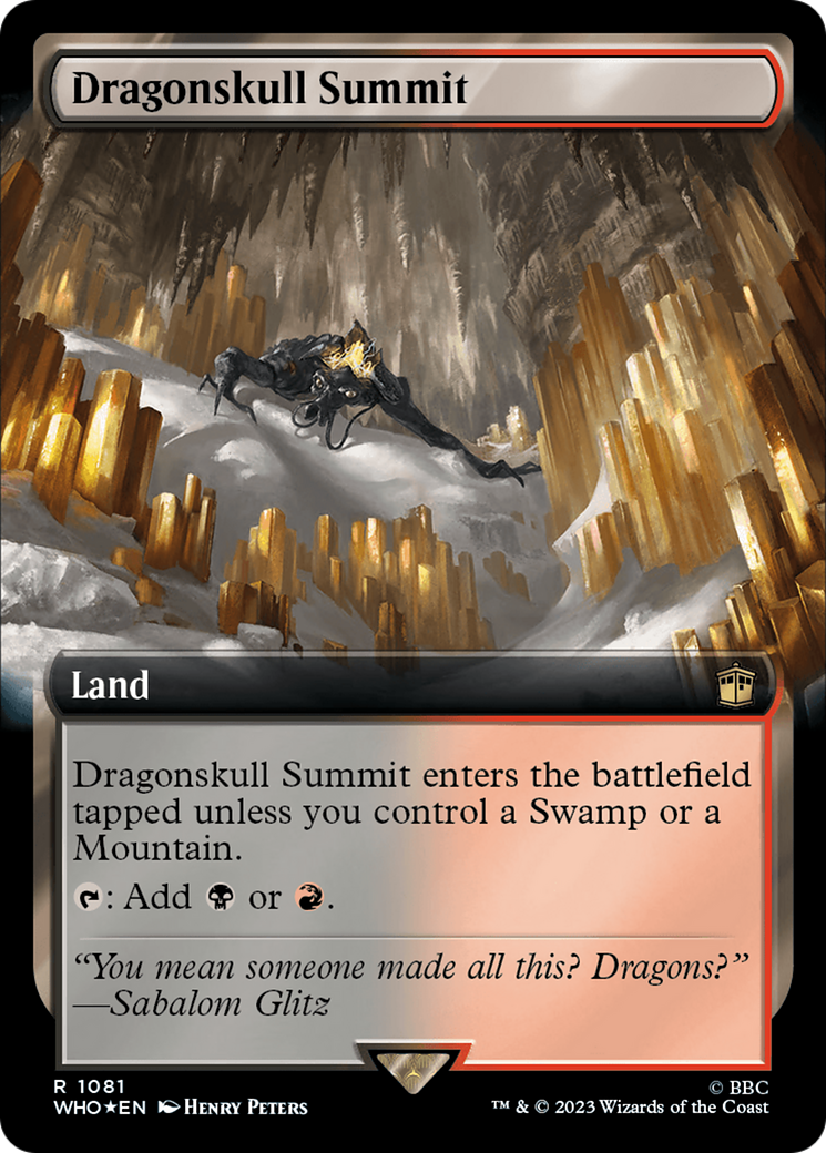 Dragonskull Summit (Extended Art) (Surge Foil) [Doctor Who] | Dragon's Lair Comics and Fantasy Houston TX