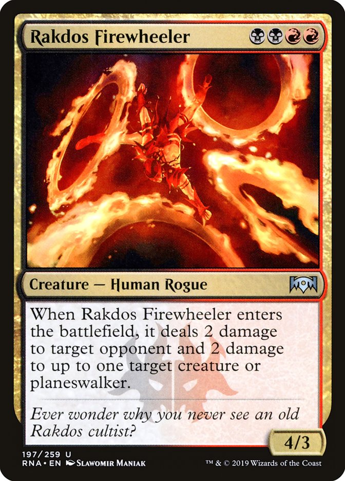 Rakdos Firewheeler [Ravnica Allegiance] | Dragon's Lair Comics and Fantasy Houston TX
