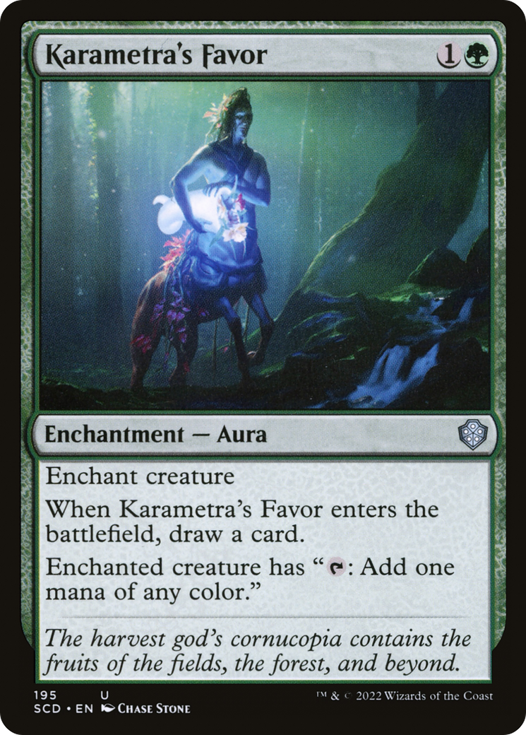 Karametra's Favor [Starter Commander Decks] | Dragon's Lair Comics and Fantasy Houston TX