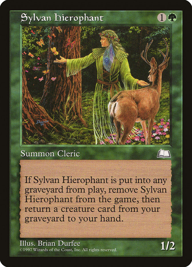 Sylvan Hierophant [Weatherlight] | Dragon's Lair Comics and Fantasy Houston TX
