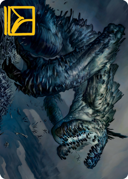 Necrogoyf Art Card (Gold-Stamped Signature) [Modern Horizons 2 Art Series] | Dragon's Lair Comics and Fantasy Houston TX