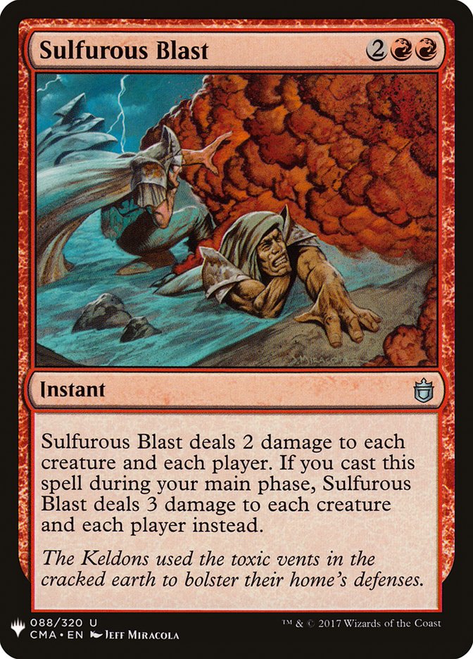 Sulfurous Blast [Mystery Booster] | Dragon's Lair Comics and Fantasy Houston TX