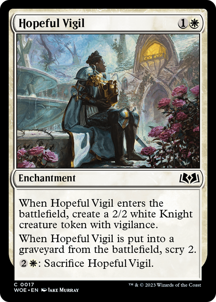 Hopeful Vigil [Wilds of Eldraine] | Dragon's Lair Comics and Fantasy Houston TX