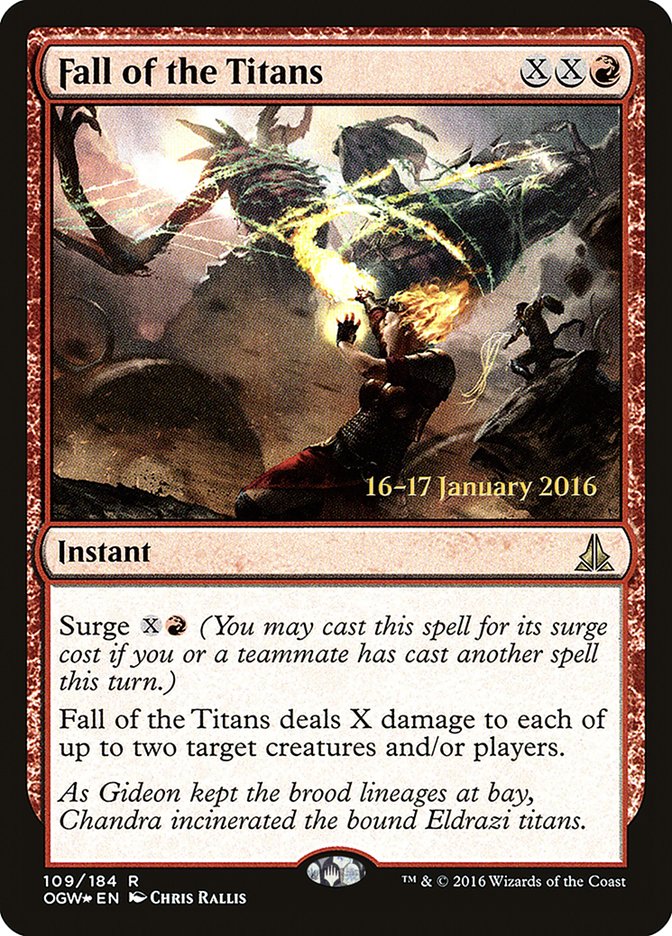Fall of the Titans [Oath of the Gatewatch Prerelease Promos] | Dragon's Lair Comics and Fantasy Houston TX