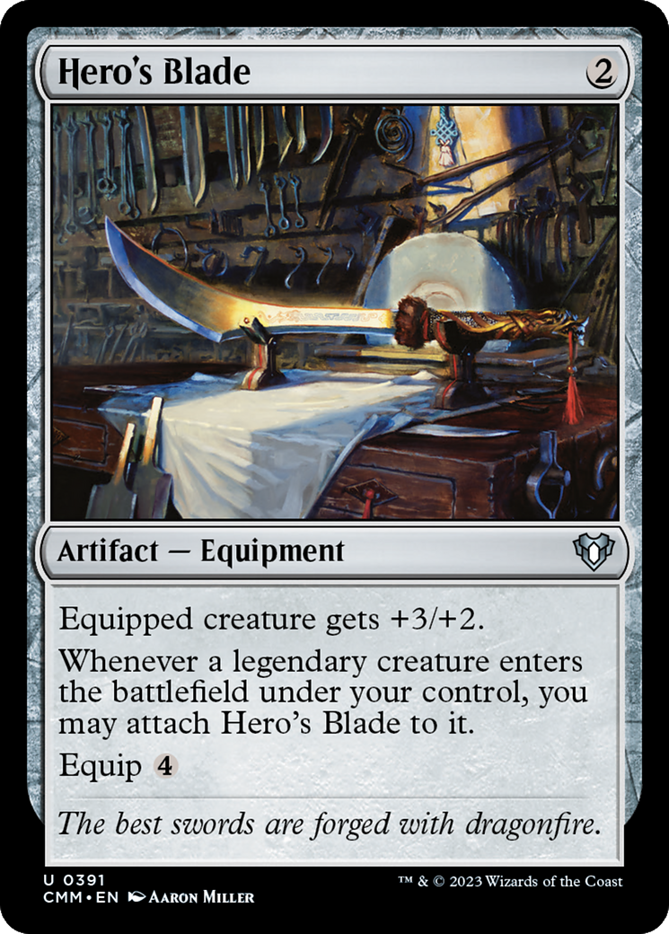 Hero's Blade [Commander Masters] | Dragon's Lair Comics and Fantasy Houston TX