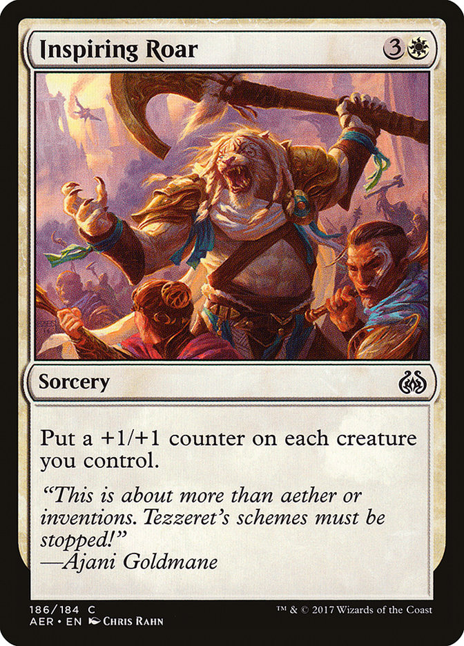 Inspiring Roar [Aether Revolt] | Dragon's Lair Comics and Fantasy Houston TX