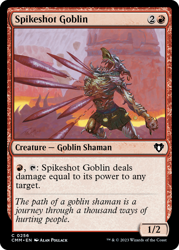 Spikeshot Goblin [Commander Masters] | Dragon's Lair Comics and Fantasy Houston TX