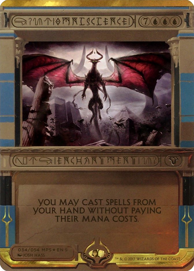 Omniscience (Invocation) [Amonkhet Invocations] | Dragon's Lair Comics and Fantasy Houston TX
