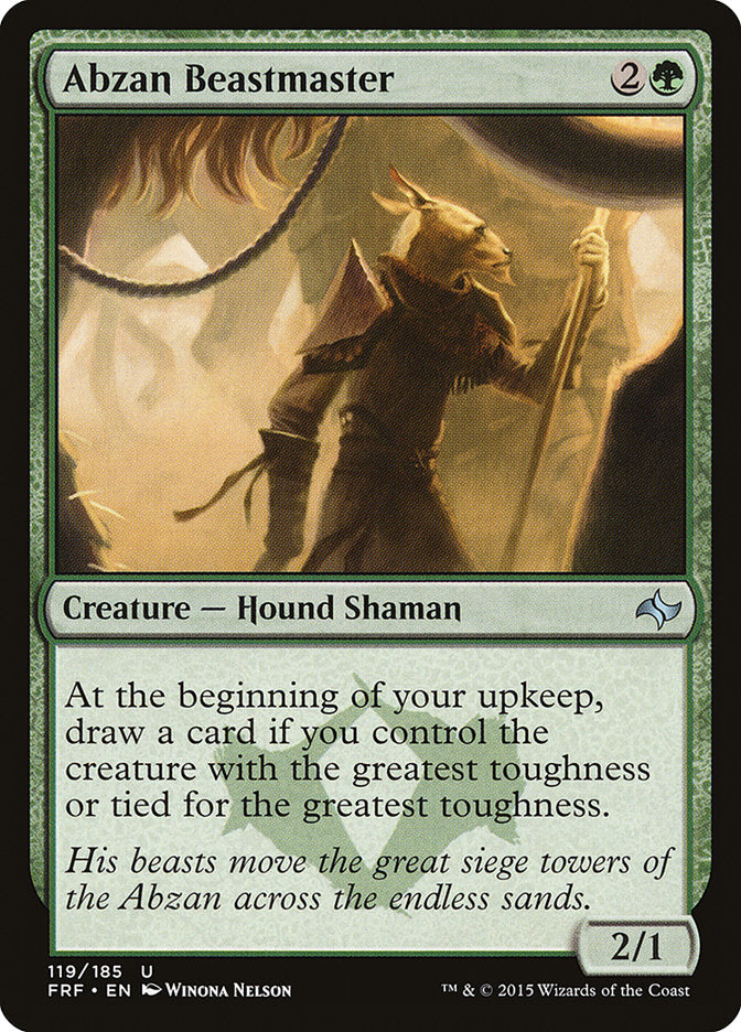 Abzan Beastmaster [Fate Reforged] | Dragon's Lair Comics and Fantasy Houston TX